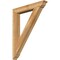 Ekena Millwork Traditional Traditional Rough Sawn Bracket, Western Red Cedar, 4"W x 30"D x 38"H BKT04X30X38TRA01RWR - alternate 1
